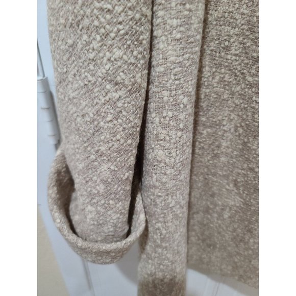 Coat VTG 1960s Betty Rose Green Wool Tweed Button Overcoat Long Womens Size xl - Picture 8 of 12